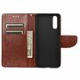 Sony Xperia 10 III Tasche Handy H�lle Schutz-Cover Flip-Case mit Kartenfach Braun