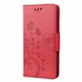 Sony Xperia 10 III Tasche Handy H�lle Schutz-Cover Flip-Case mit Kartenfach Rot