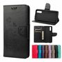 Sony Xperia 10 III Tasche Handy H�lle Schutz-Cover Flip-Case mit Kartenfach Schwarz