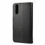 Sony Xperia 10 III Tasche Handy H�lle Schutz-Cover Flip-Case mit Kartenfach Schwarz