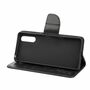 Sony Xperia 10 III Tasche Handy H�lle Schutz-Cover Flip-Case mit Kartenfach Schwarz