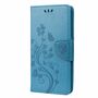 Sony Xperia 10 III Tasche Handy H�lle Schutz-Cover Flip-Case mit Kartenfach Blau