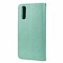 Sony Xperia 10 III Tasche Handy H�lle Schutz-Cover Flip-Case mit Kartenfach Gr�n
