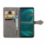 Sony Xperia 5 III Tasche Handy H�lle Schutz-Cover Flip-Case mit Kartenfach Grau