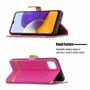 Samsung Galaxy A22 5G Tasche Handy H�lle Schutz-Cover Flip-Case mit Kartenfach Rosa