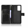 vivo V21 4G / 5G Tasche Handy H�lle Schutz-Cover Flip-Case mit Kartenfach Schwarz