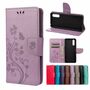 Sony Xperia 10 III Tasche Handy H�lle Schutz-Cover Flip-Case mit Kartenfach Violett