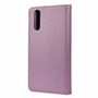 Sony Xperia 10 III Tasche Handy H�lle Schutz-Cover Flip-Case mit Kartenfach Violett