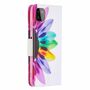 Samsung Galaxy A22 5G Tasche Handy Hlle Schutz-Cover Flip-Case mit Kartenfach Mehrfarbig