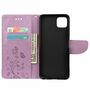 Samsung Galaxy A22 5G Tasche Handy H�lle Schutz-Cover Flip-Case mit Kartenfach Violett