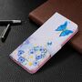 Samsung Galaxy A22 5G Tasche Handy H�lle Schutz-Cover Flip-Case mit Kartenfach Wei�