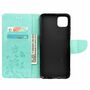 Samsung Galaxy A22 5G Tasche Handy H�lle Schutz-Cover Flip-Case mit Kartenfach Gr�n