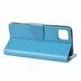 Samsung Galaxy A22 5G Tasche Handy H�lle Schutz-Cover Flip-Case mit Kartenfach Blau