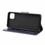 Samsung Galaxy A22 5G Tasche Handy H�lle Schutz-Cover Flip-Case mit Kartenfach Violett