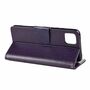 Samsung Galaxy A22 5G Tasche Handy H�lle Schutz-Cover Flip-Case mit Kartenfach Violett