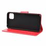 Samsung Galaxy A22 5G Tasche Handy H�lle Schutz-Cover Flip-Case mit Kartenfach Rot