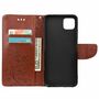 Samsung Galaxy A22 5G Tasche Handy H�lle Schutz-Cover Flip-Case mit Kartenfach Braun