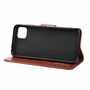 Samsung Galaxy A22 5G Tasche Handy H�lle Schutz-Cover Flip-Case mit Kartenfach Braun
