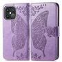 Apple iPhone 13 Pro Handyh�lle Schutztasche Case Cover Klapptasche Violett