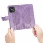 Apple iPhone 13 Pro Handyh�lle Schutztasche Case Cover Klapptasche Violett