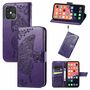 Apple iPhone 13 Pro Handyh�lle Schutztasche Case Cover Klapptasche Violett