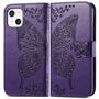 Apple iPhone 13 Handyh�lle Schutztasche Case Cover Klapptasche Violett