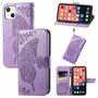Apple iPhone 13 Handyh�lle Schutztasche Case Cover Klapptasche Violett