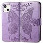 Apple iPhone 13 Handyh�lle Schutztasche Case Cover Klapptasche Violett