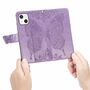 Apple iPhone 13 Handyh�lle Schutztasche Case Cover Klapptasche Violett