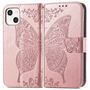Apple iPhone 13 Handyh�lle Schutztasche Case Cover Klapptasche Rosa
