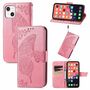 Apple iPhone 13 mini Handyh�lle Schutztasche Case Cover Klapptasche Rosa