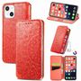 Apple iPhone 13 mini Handyh�lle Schutztasche Case Cover Klapptasche Rot