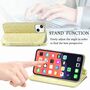 Apple iPhone 13 Handyh�lle Schutztasche Case Cover Klapptasche Gelb