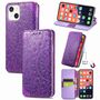 Apple iPhone 13 Handyh�lle Schutztasche Case Cover Klapptasche Violett