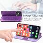 Apple iPhone 13 Pro Handyhlle Schutztasche Case Cover Klapptasche Violett