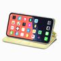 Apple iPhone 13 Pro Handyh�lle Schutztasche Case Cover Klapptasche Gelb