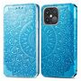 Apple iPhone 13 Pro Handyh�lle Schutztasche Case Cover Klapptasche Blau