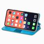 Apple iPhone 13 Pro Handyh�lle Schutztasche Case Cover Klapptasche Blau