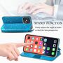 Apple iPhone 13 Pro Handyh�lle Schutztasche Case Cover Klapptasche Blau