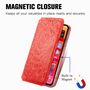 Apple iPhone 13 Pro Max Handyh�lle Schutztasche Case Cover Klapptasche Rot