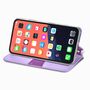 Apple iPhone 13 Pro Max Handyh�lle Schutztasche Case Cover Klapptasche Violett