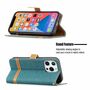 Apple iPhone 13 Pro Max Handyh�lle Schutztasche Case Cover Klapptasche Gr�n