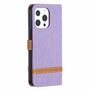 Apple iPhone 13 Pro Max Handyh�lle Schutztasche Case Cover Klapptasche Violett