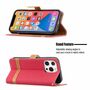 Apple iPhone 13 Pro Max Handyh�lle Schutztasche Case Cover Klapptasche Rot