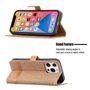 Apple iPhone 13 Handyh�lle Schutztasche Case Cover Klapptasche Braun
