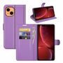Apple iPhone 13 Handyh�lle Schutztasche Case Cover Klapptasche Violett