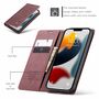 Apple iPhone 13 Pro Max Handyh�lle Schutztasche Wallet Cover 360 Case Etuis Rot