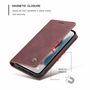 Apple iPhone 13 Pro Max Handyh�lle Schutztasche Wallet Cover 360 Case Etuis Rot