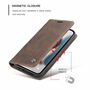 Apple iPhone 13 Pro Max Handyh�lle Schutztasche Wallet Cover 360 Case Etuis Braun