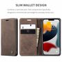 Apple iPhone 13 Handyh�lle Schutztasche Wallet Cover 360 Case Etuis Braun